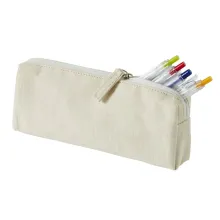 Plain cotton canvas pencil case Plain cotton canvas pencil case