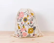 Canvas drawstring backpacks Canvas drawstring backpacks